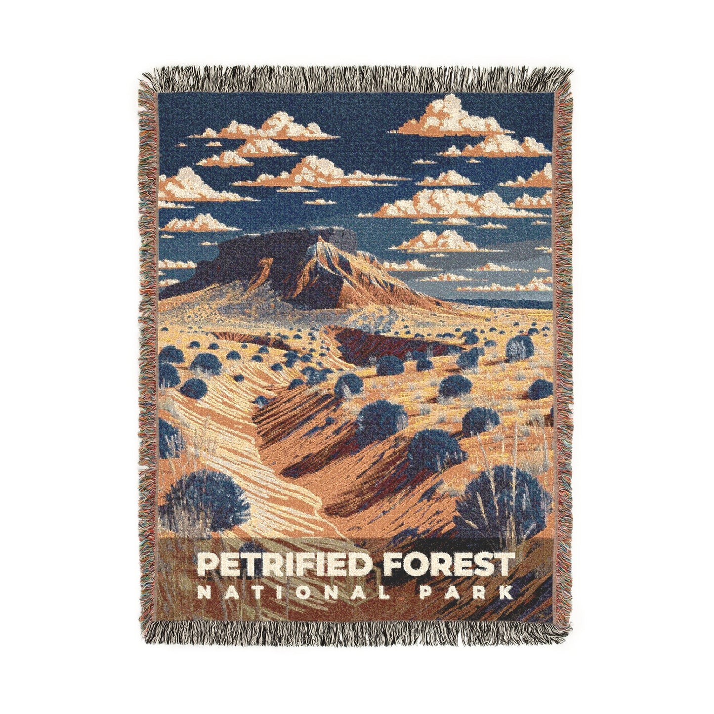 Petrified Forest National Park Woven Blanket | S19
