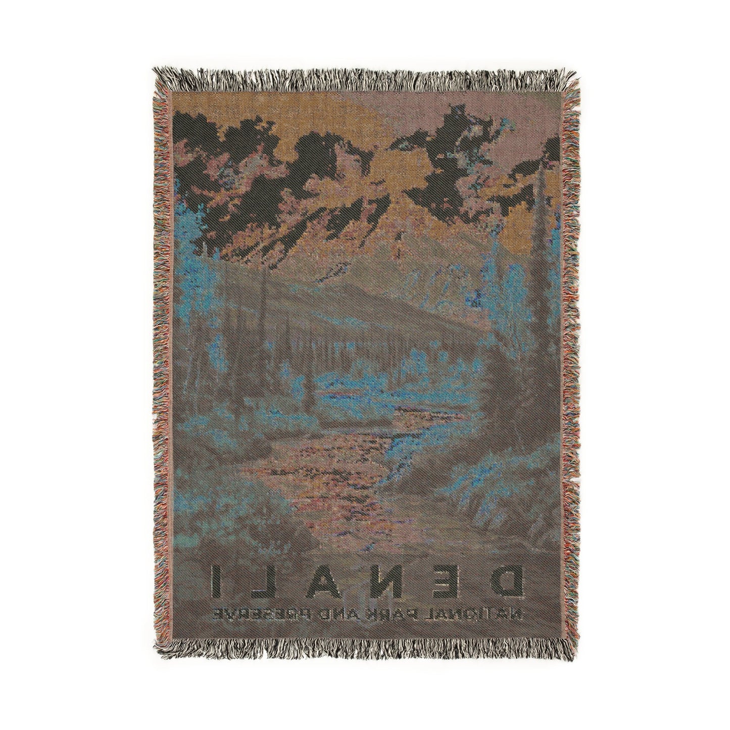 Denali National Park Woven Blanket | S14