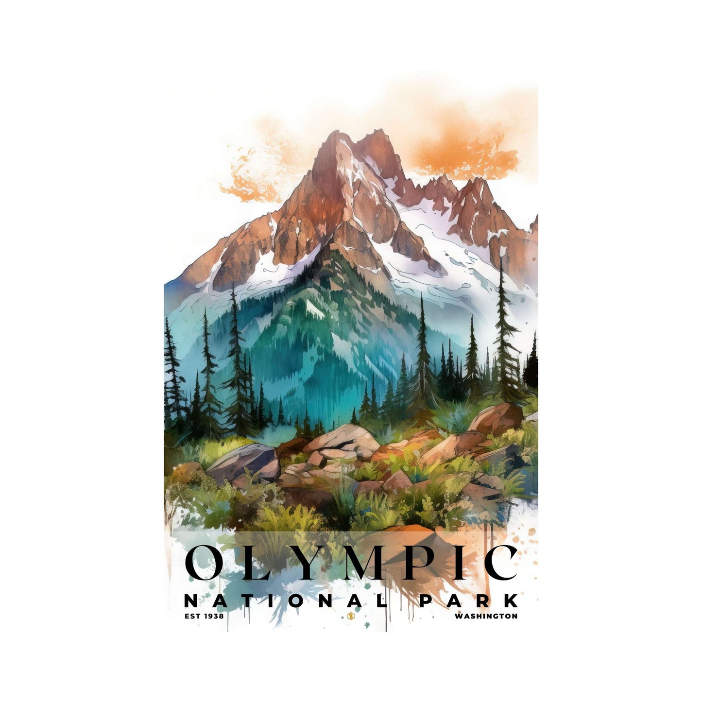 Olympic National Park Poster | S04