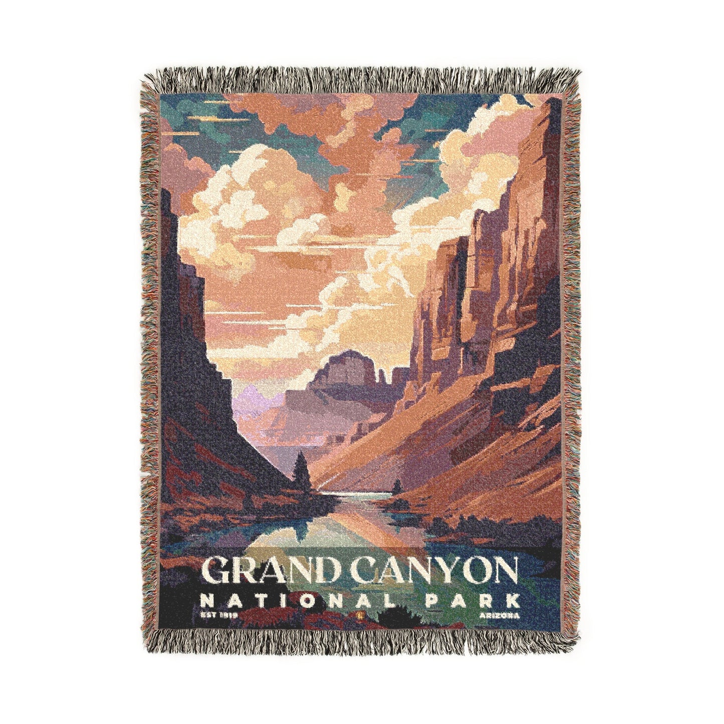 Grand Canyon National Park Woven Blanket | S05