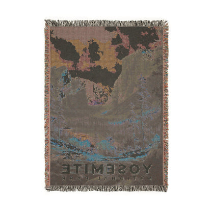 Yosemite National Park Woven Blanket | S18