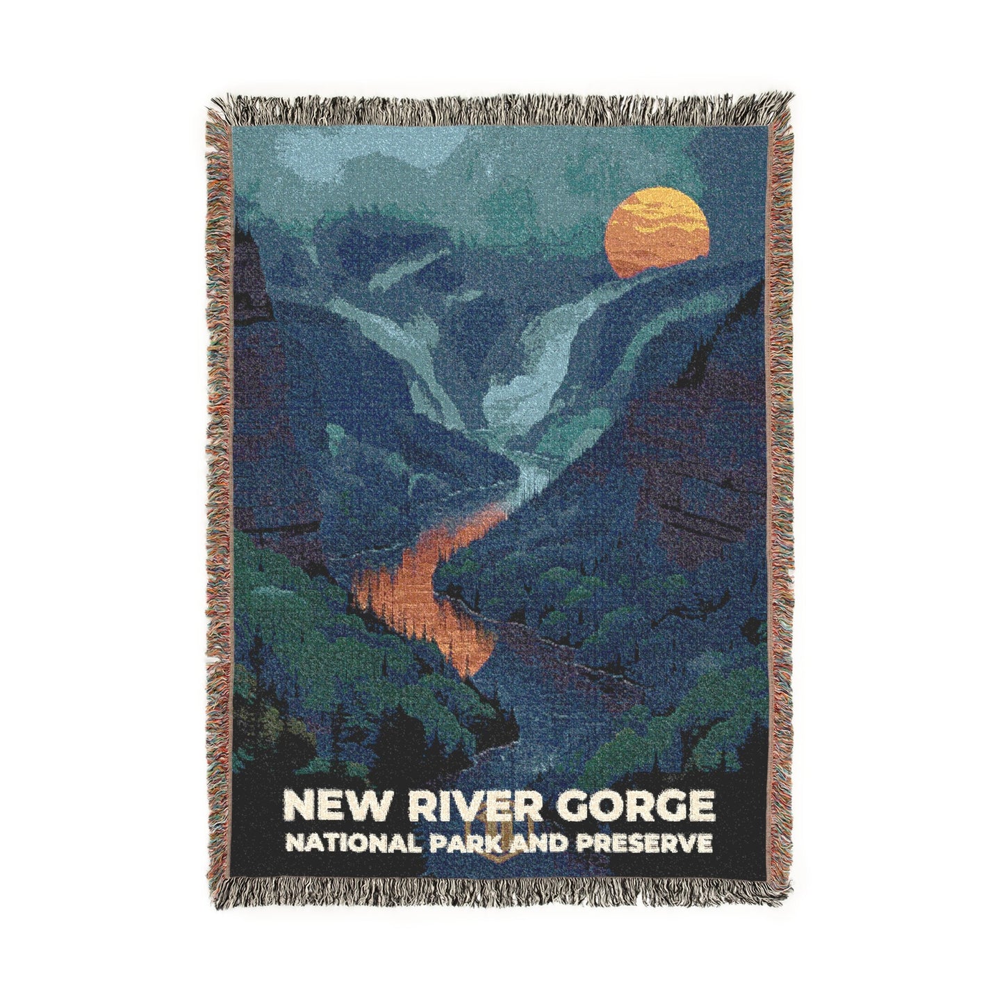 New River Gorge National Park Woven Blanket | S20