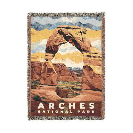 Arches National Park Woven Blanket | S09