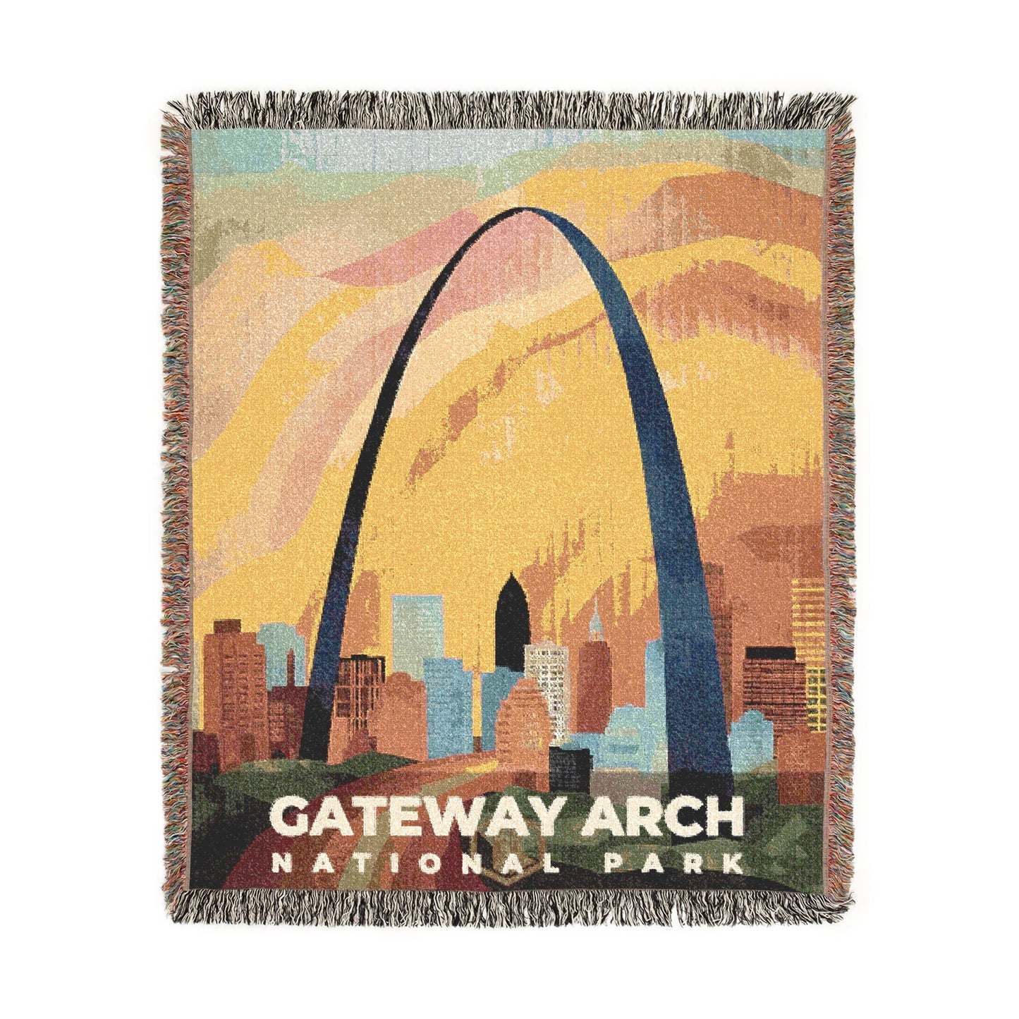 Gateway Arch National Park Woven Blanket | S09