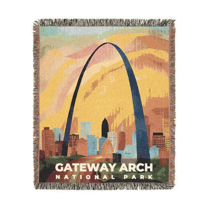 Gateway Arch National Park Woven Blanket | S09