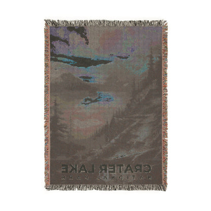 Crater Lake National Park Woven Blanket | S12