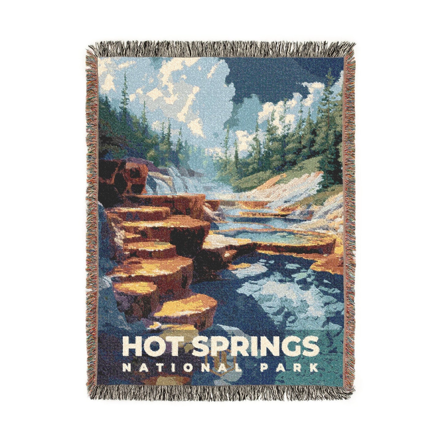 Hot Springs National Park Woven Blanket | S13