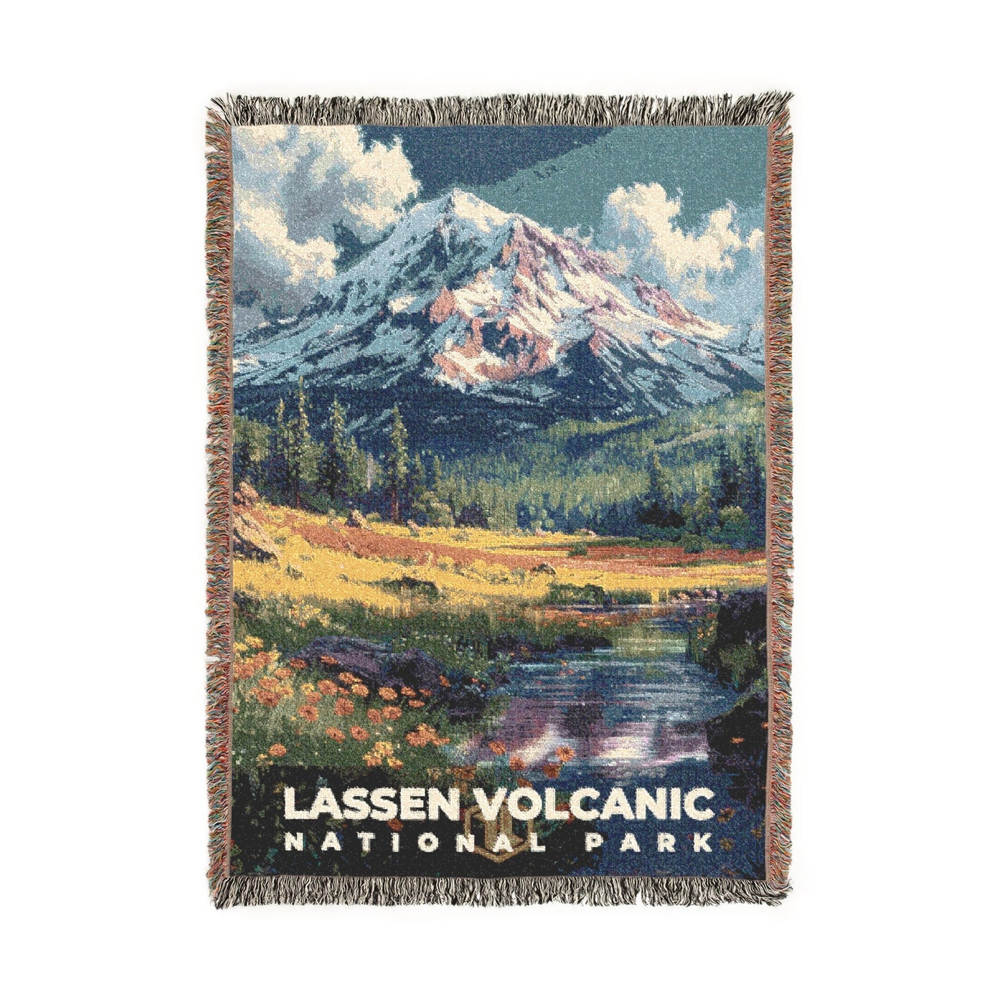 Lassen Volcanic National Park Woven Blanket | S13