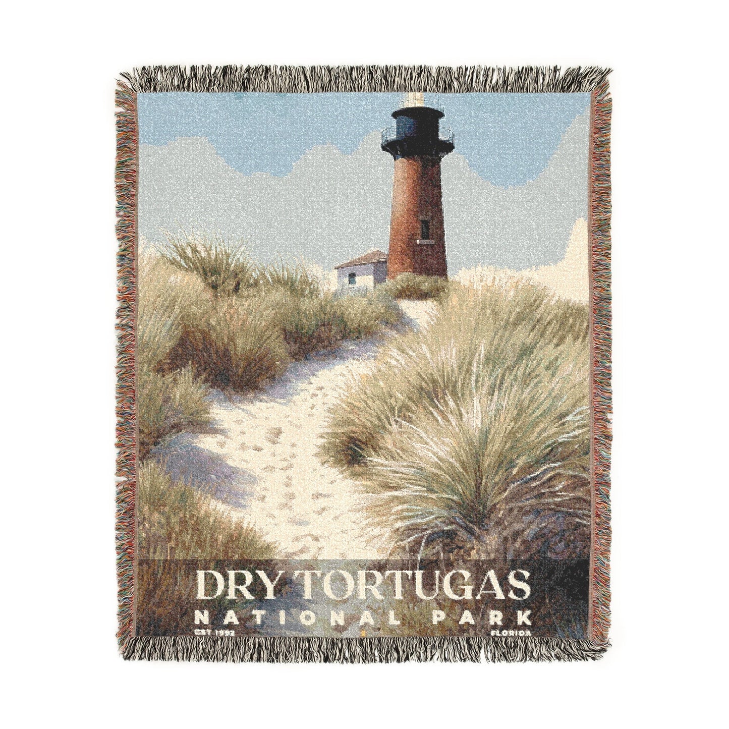 Dry Tortugas National Park Woven Blanket | S02