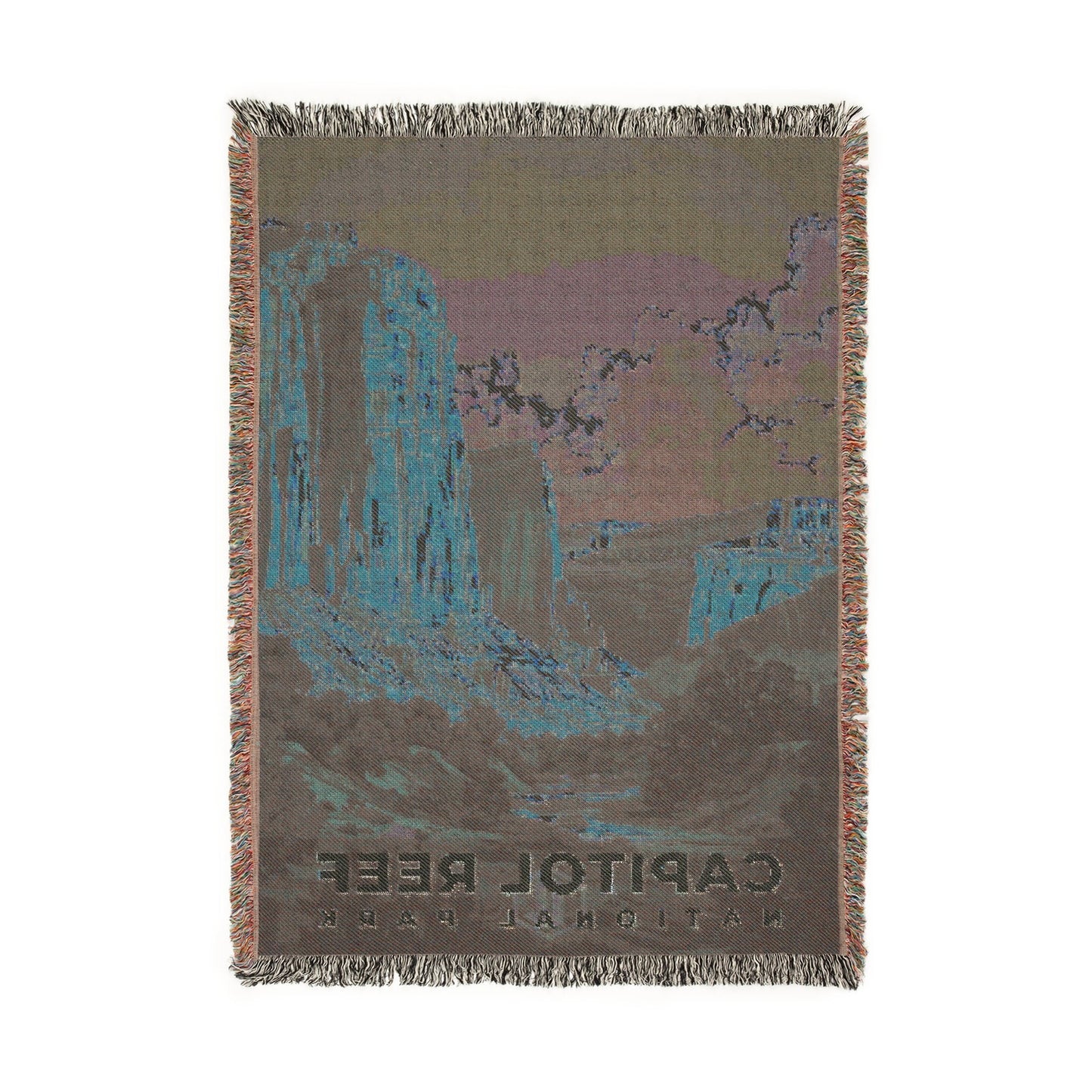 Capitol Reef National Park Woven Blanket | S11
