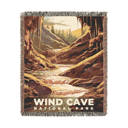 Wind Cave National Park Woven Blanket | S07