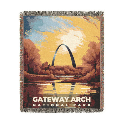 Gateway Arch National Park Woven Blanket | S06