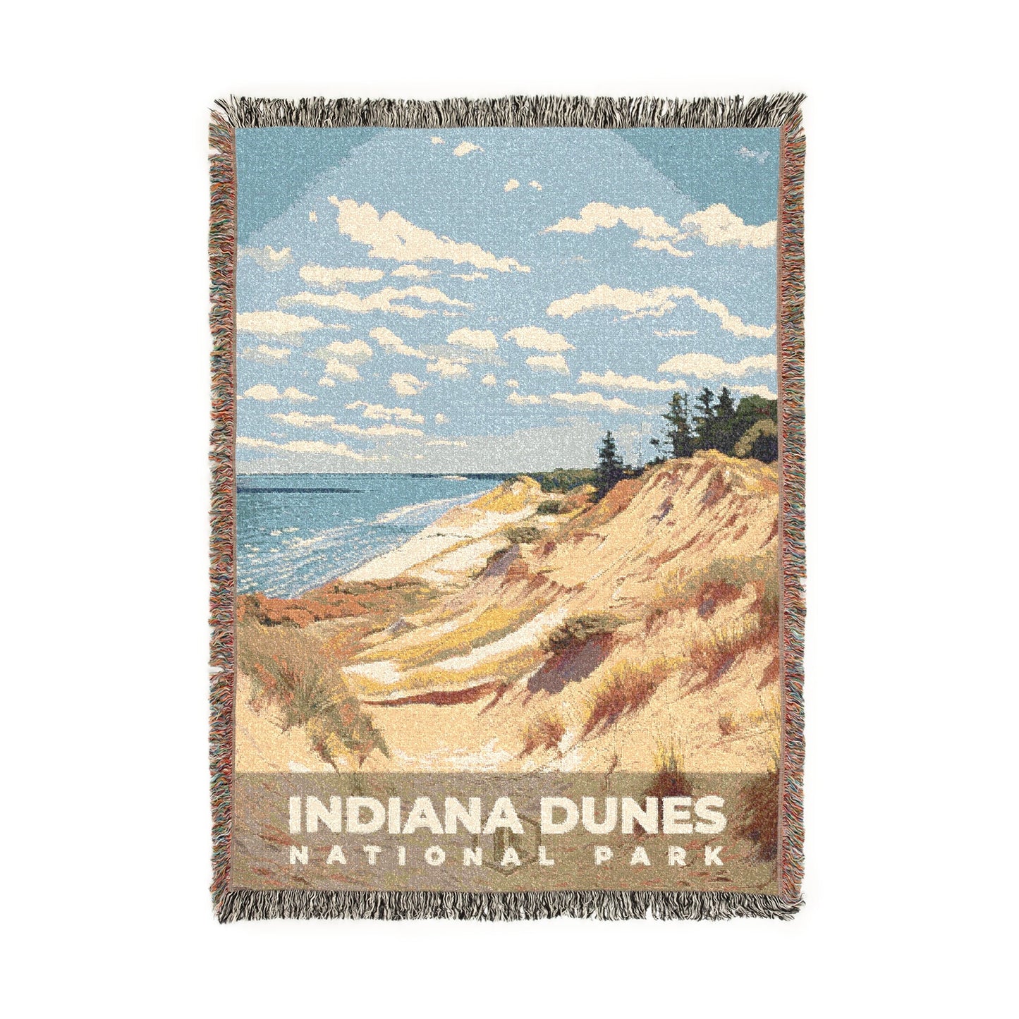 Indiana Dunes National Park Woven Blanket | S06