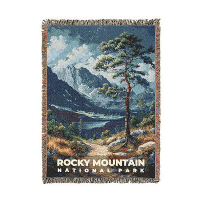 Rocky Mountain National Park Woven Blanket | S14
