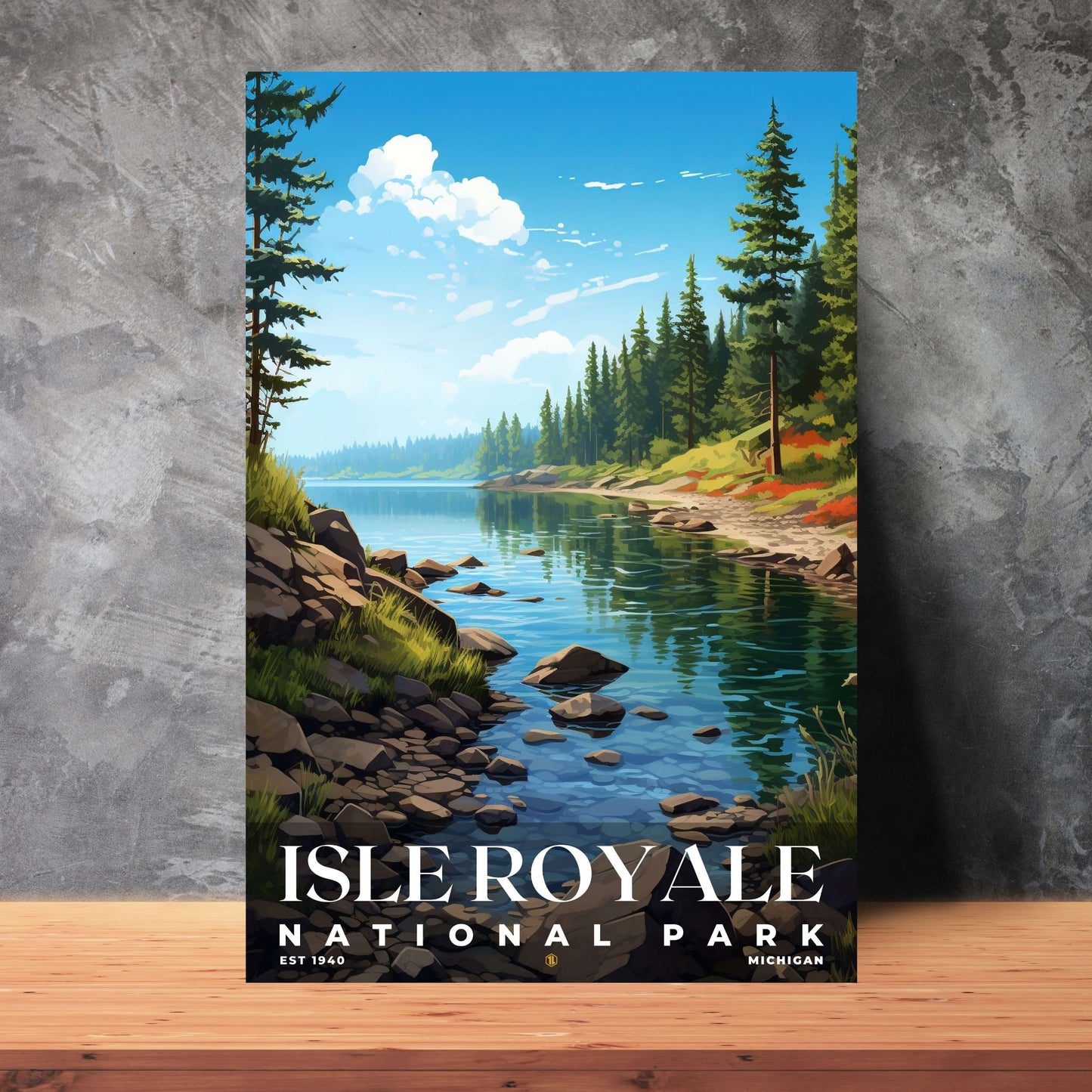 Isle Royale National Park Poster | S07