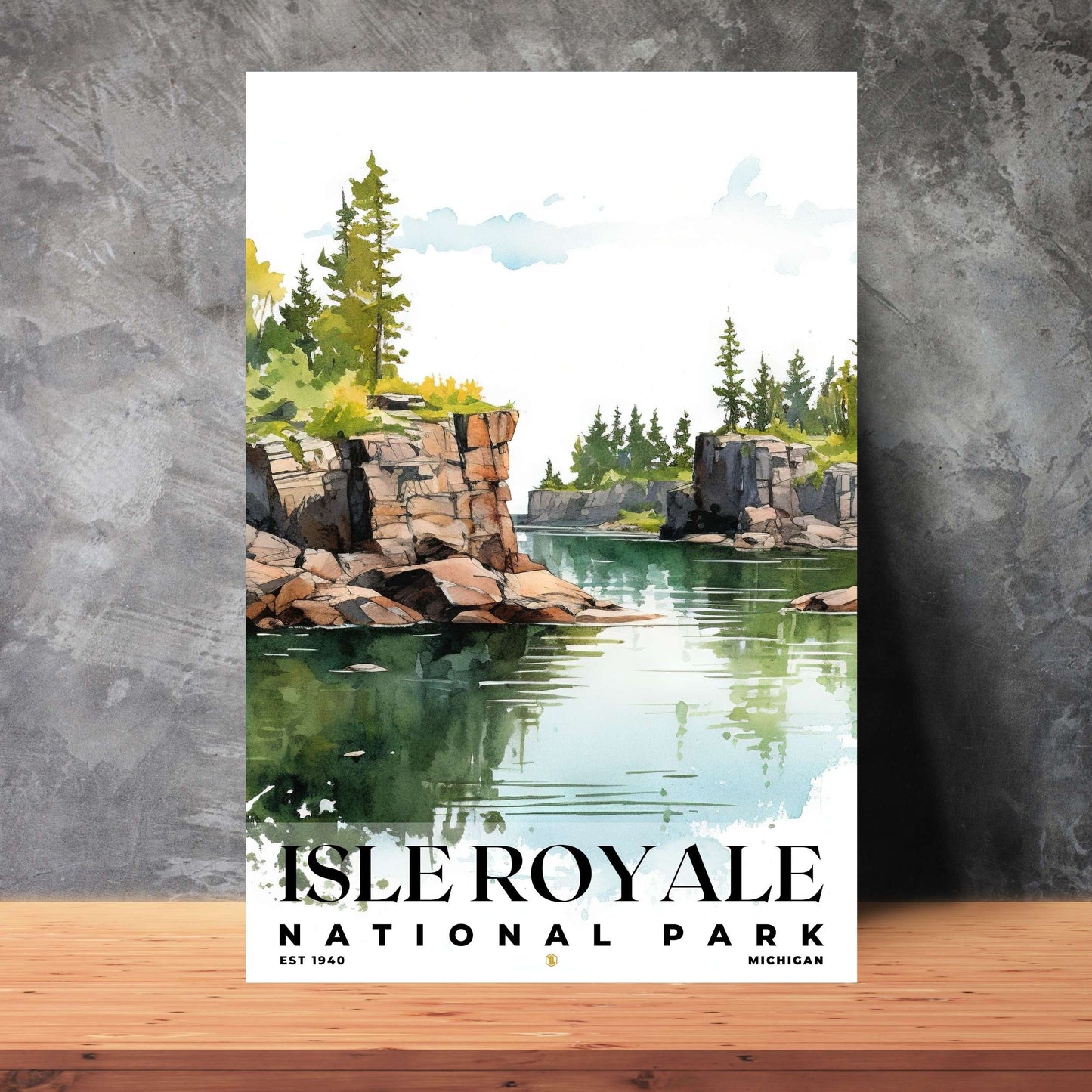 Isle Royale National Park Poster | S04