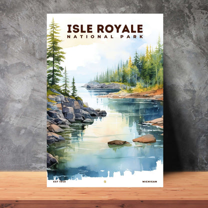 Isle Royale National Park Poster | S08