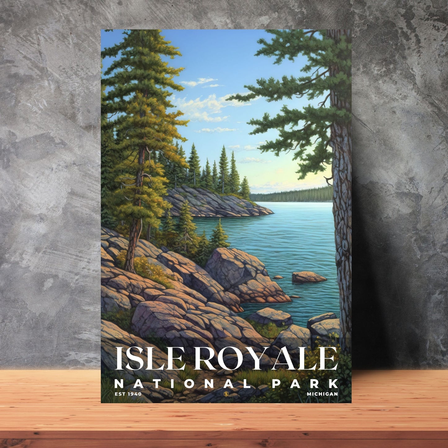 Isle Royale National Park Poster | S02