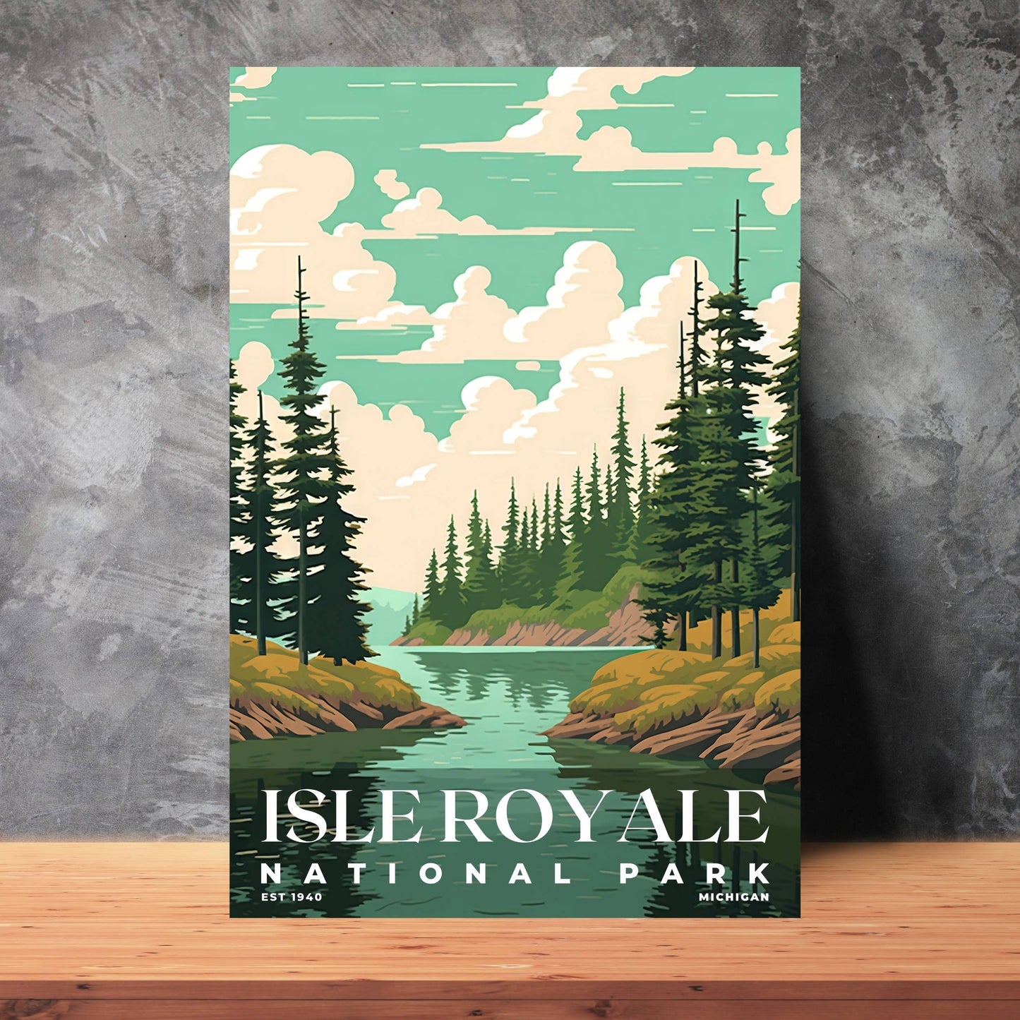 Isle Royale National Park Poster | S03