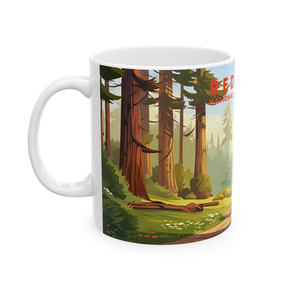 Redwood National Park Mug | White Ceramic Mug (11oz, 15oz)