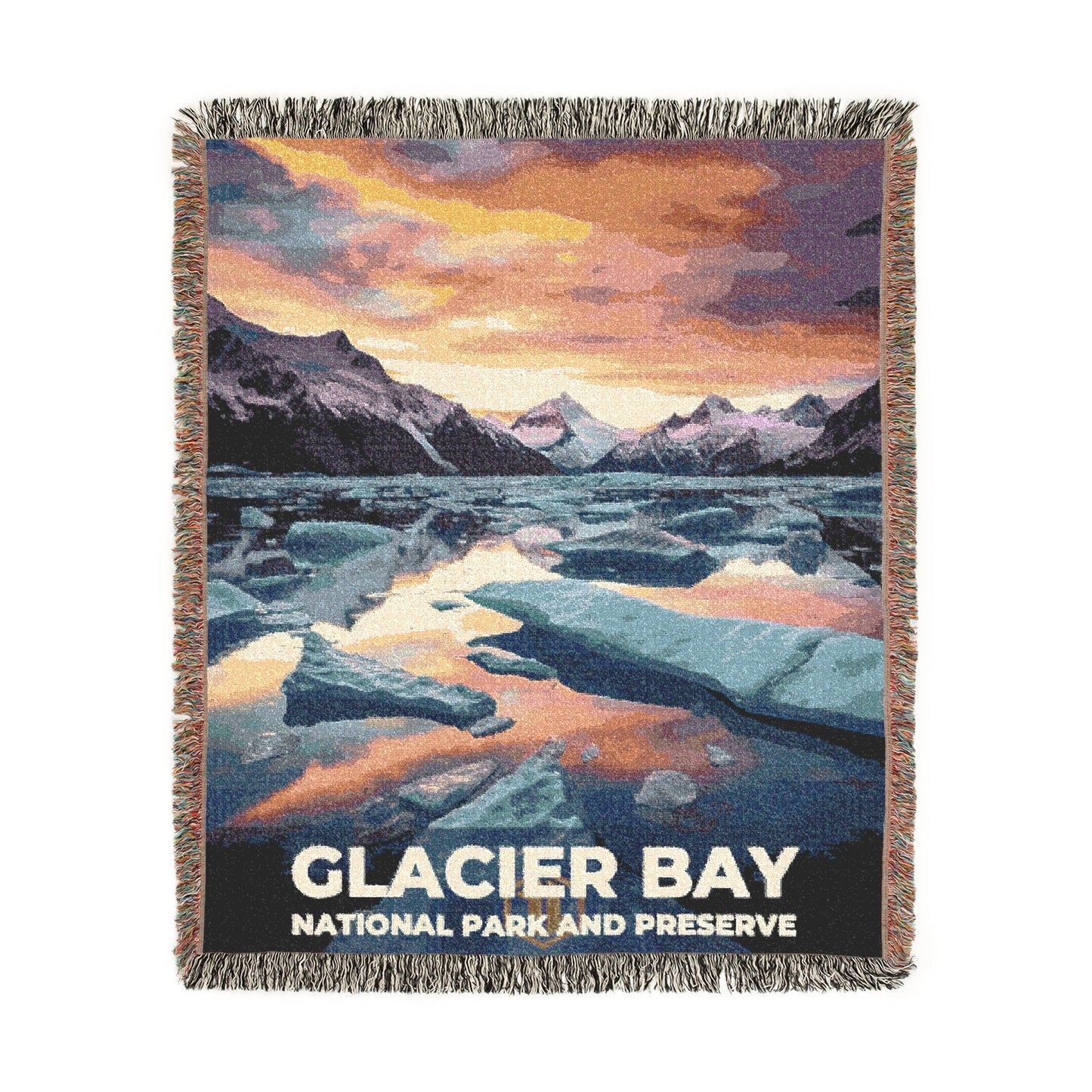 Glacier Bay National Park Woven Blanket | S10