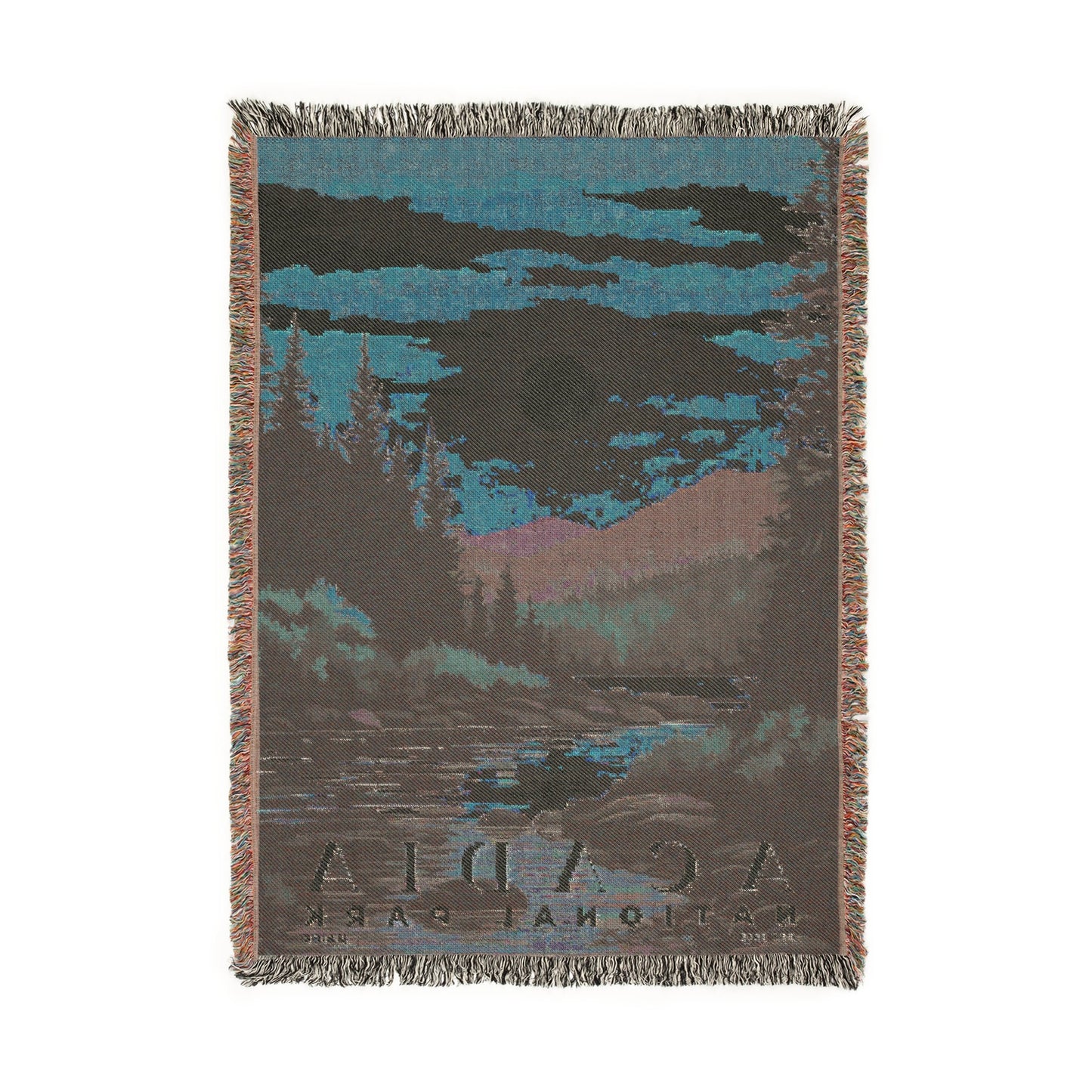 Acadia National Park Woven Blanket | S05