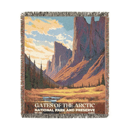 Gates of the Arctic National Park Woven Blanket | S02