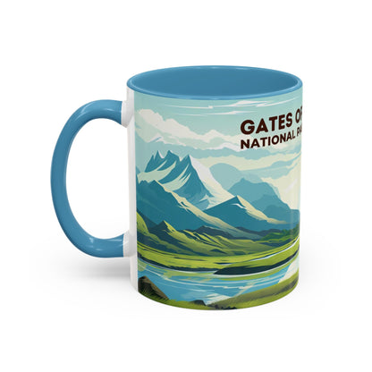 Gates of the Arctic National Park Mug | Accent Coffee Mug (11, 15oz)