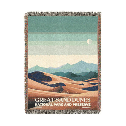 Great Sand Dunes National Park Woven Blanket | S03