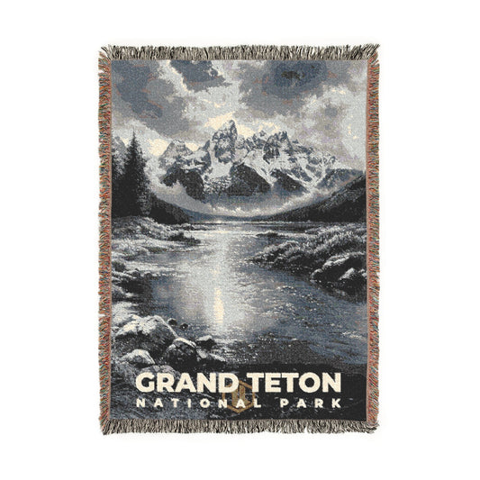 Grand Teton National Park Woven Blanket | S15