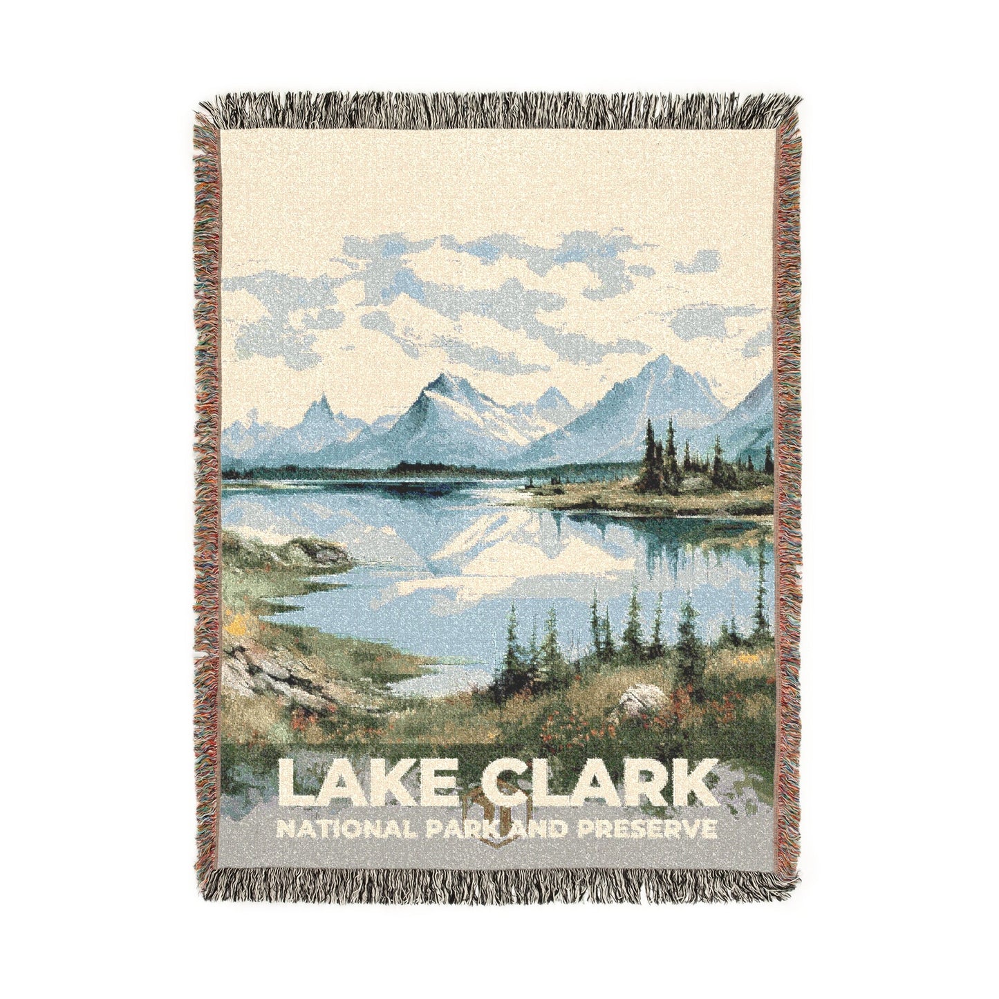 Lake Clark National Park Woven Blanket | S08
