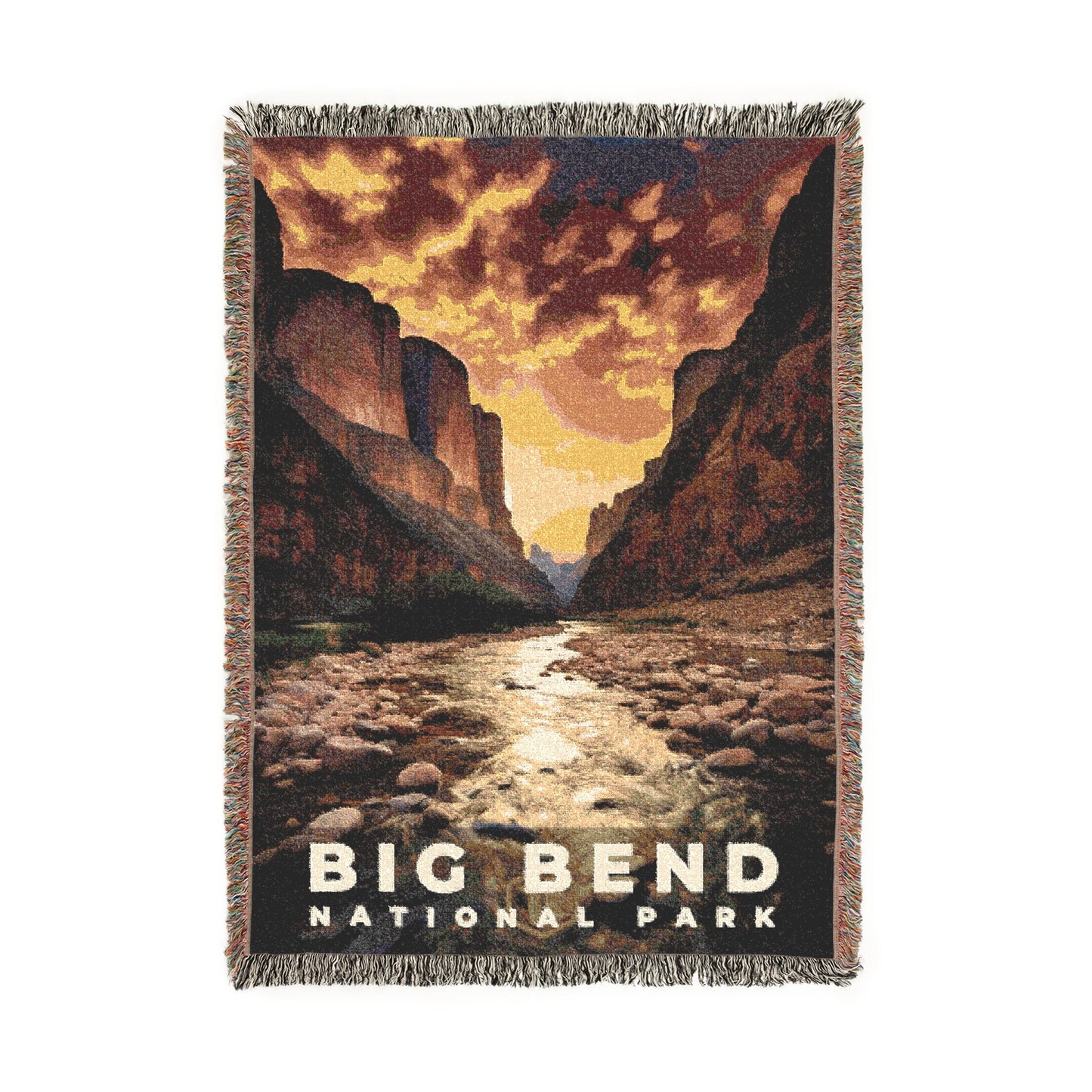Big Bend National Park Woven Blanket | S10