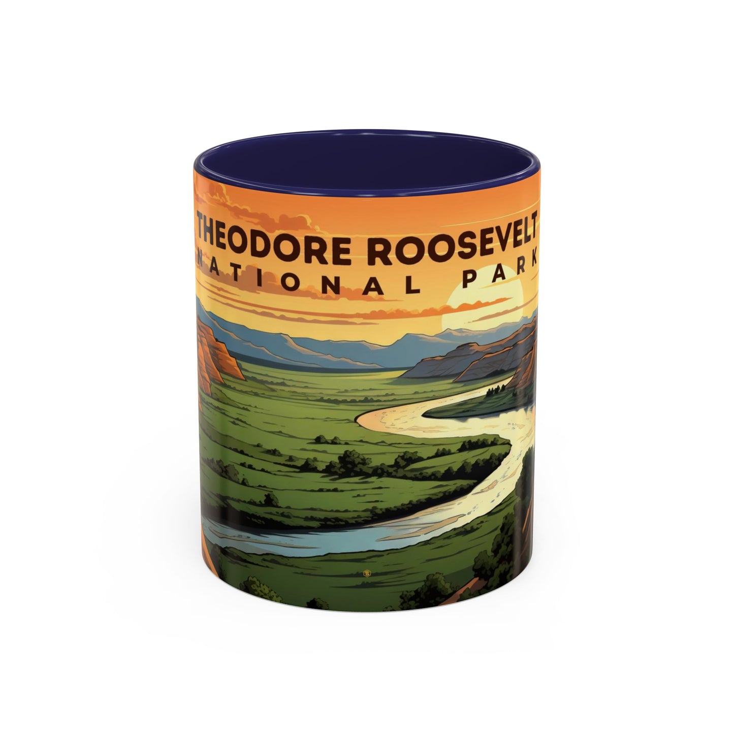 Theodore Roosevelt National Park Mug | Accent Coffee Mug (11, 15oz)