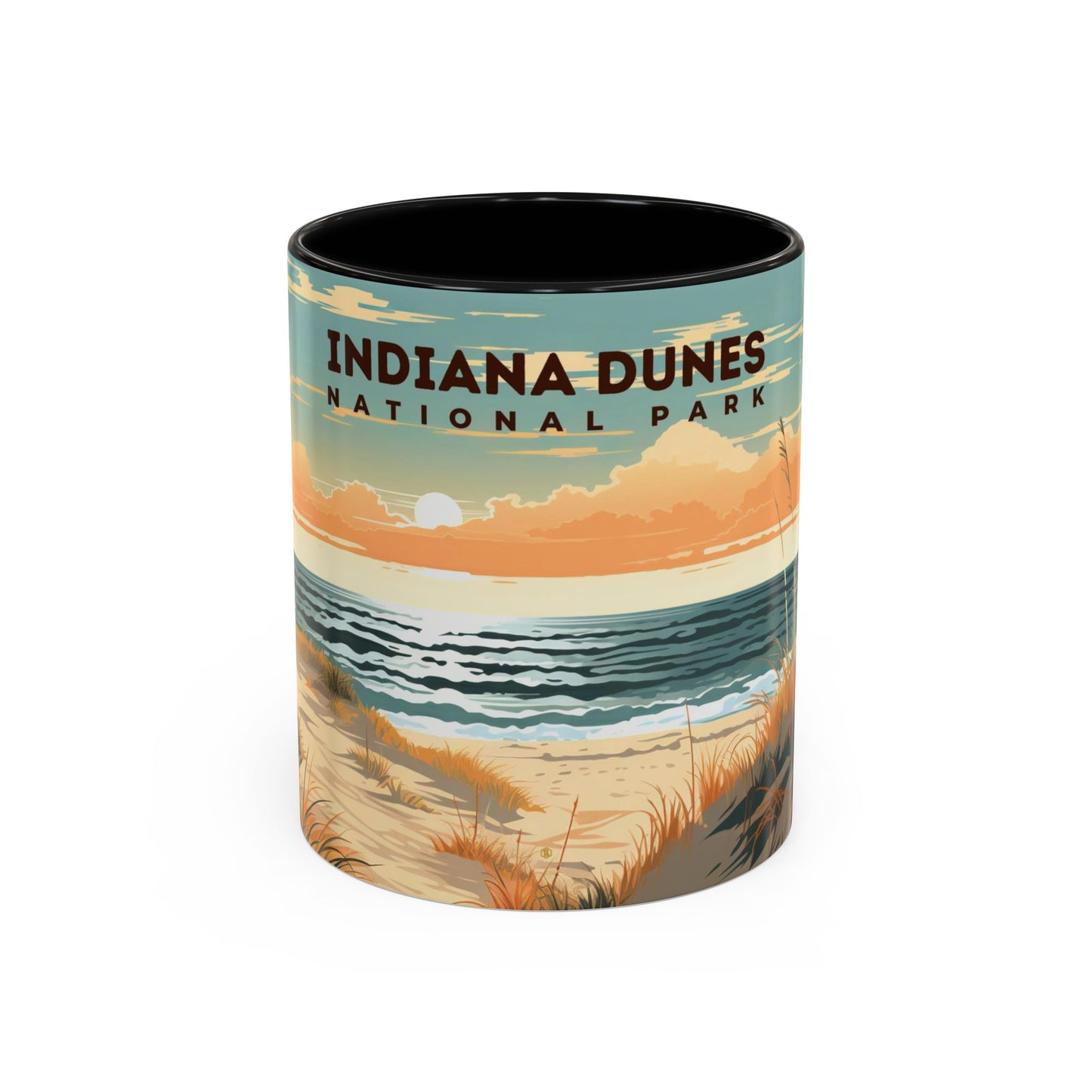 Indiana Dunes National Park Mug | Accent Coffee Mug (11, 15oz)