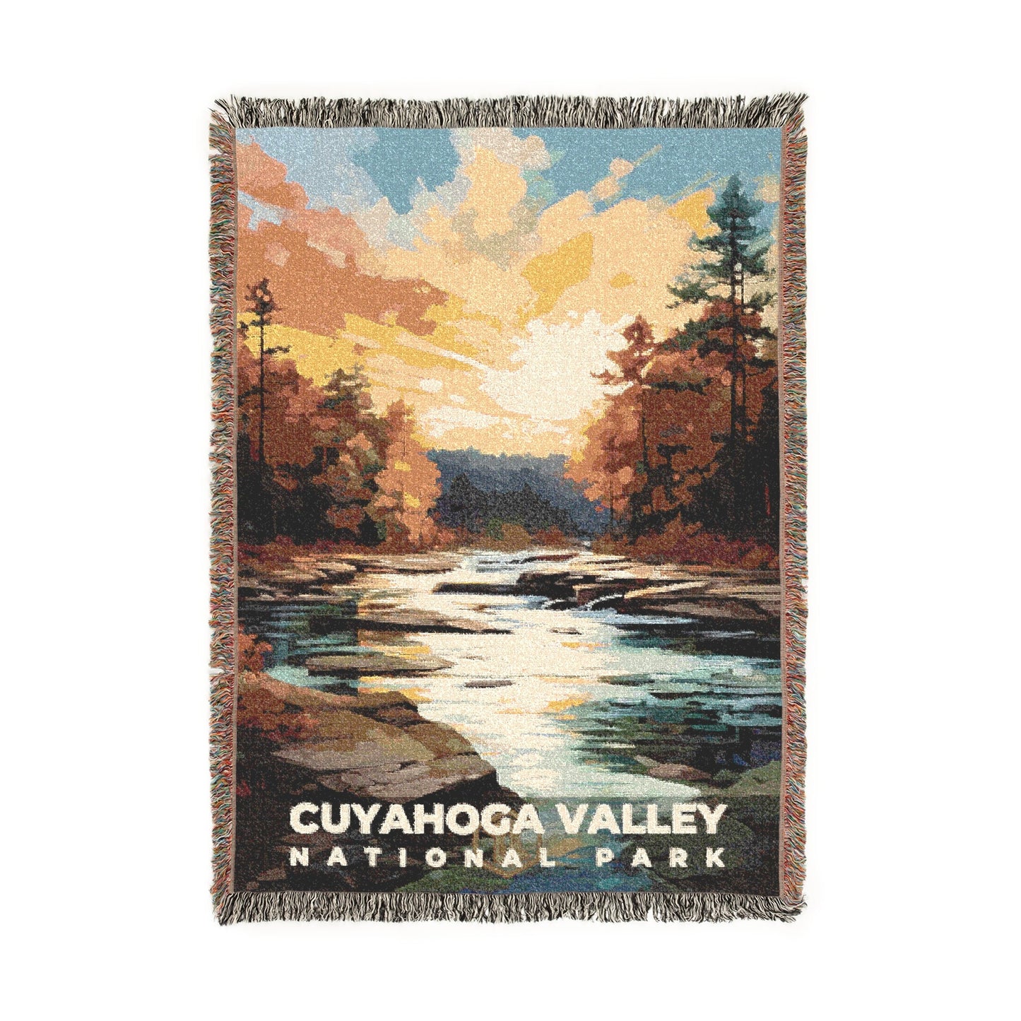 Cuyahoga Valley National Park Woven Blanket | S06
