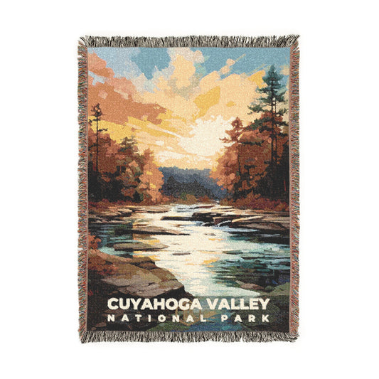 Cuyahoga Valley National Park Woven Blanket | S06