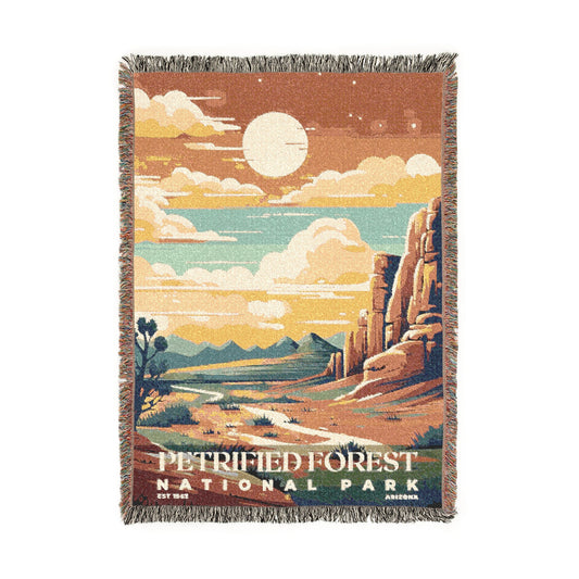 Petrified Forest National Park Woven Blanket | S05