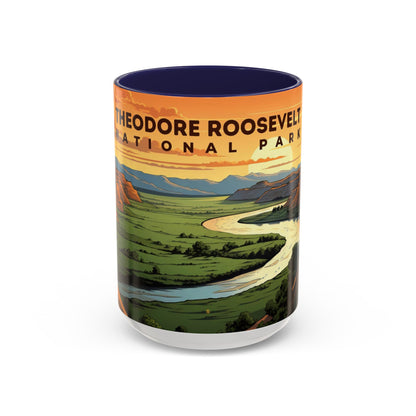 Theodore Roosevelt National Park Mug | Accent Coffee Mug (11, 15oz)