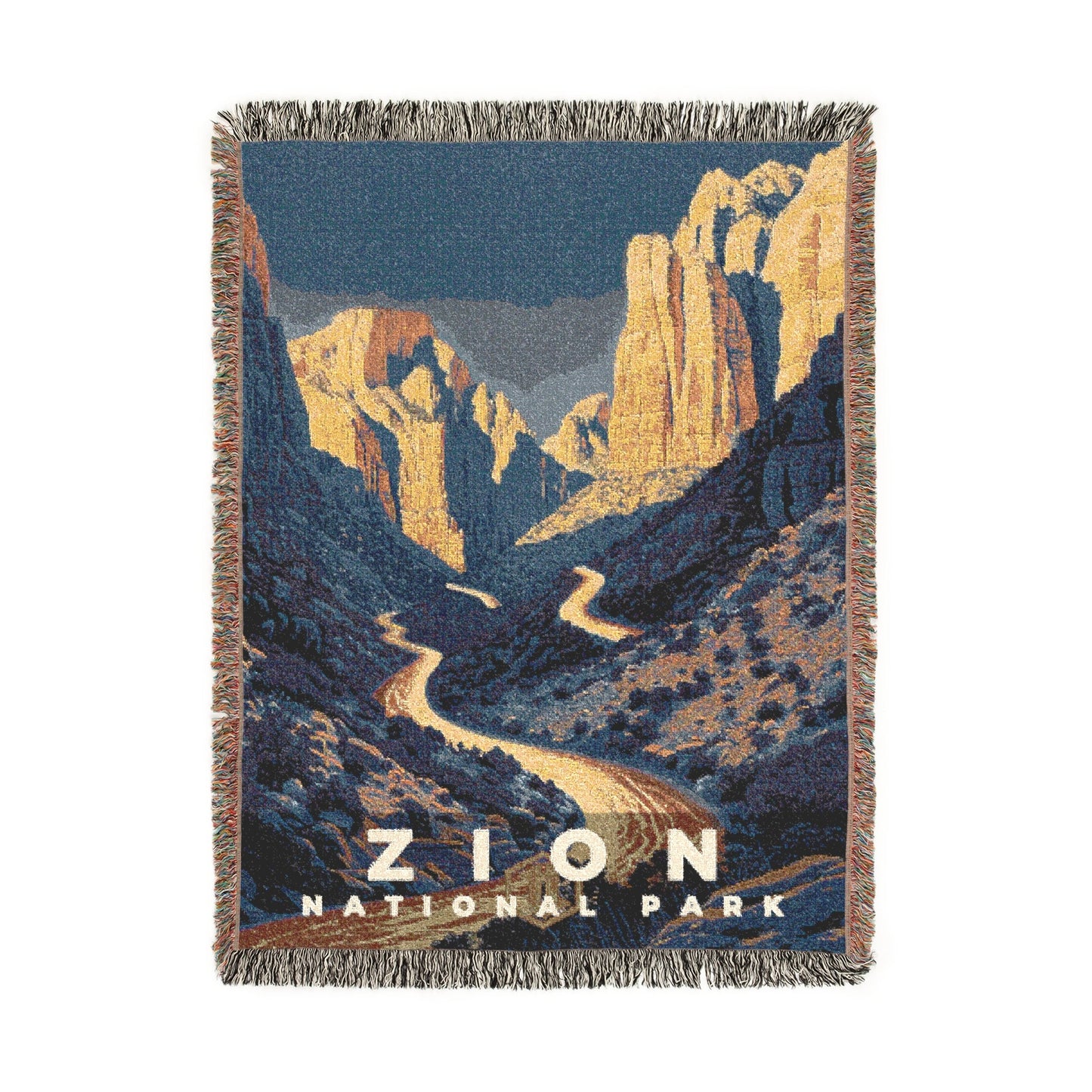 Zion National Park Woven Blanket | S19