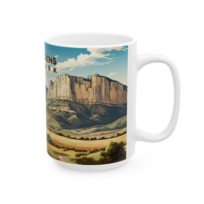 Guadalupe Mountains National Park Mug | White Ceramic Mug (11oz, 15oz)