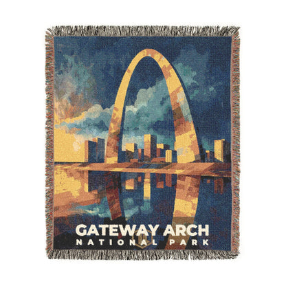 Gateway Arch National Park Woven Blanket | S20