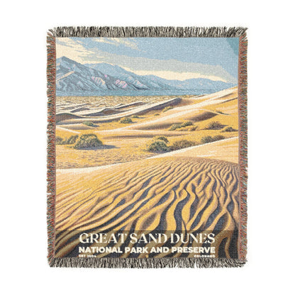 Great Sand Dunes National Park Woven Blanket | S02