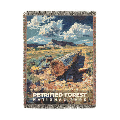 Petrified Forest National Park Woven Blanket | S14