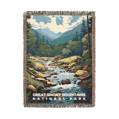 Great Smoky Mountains National Park Woven Blanket | S07