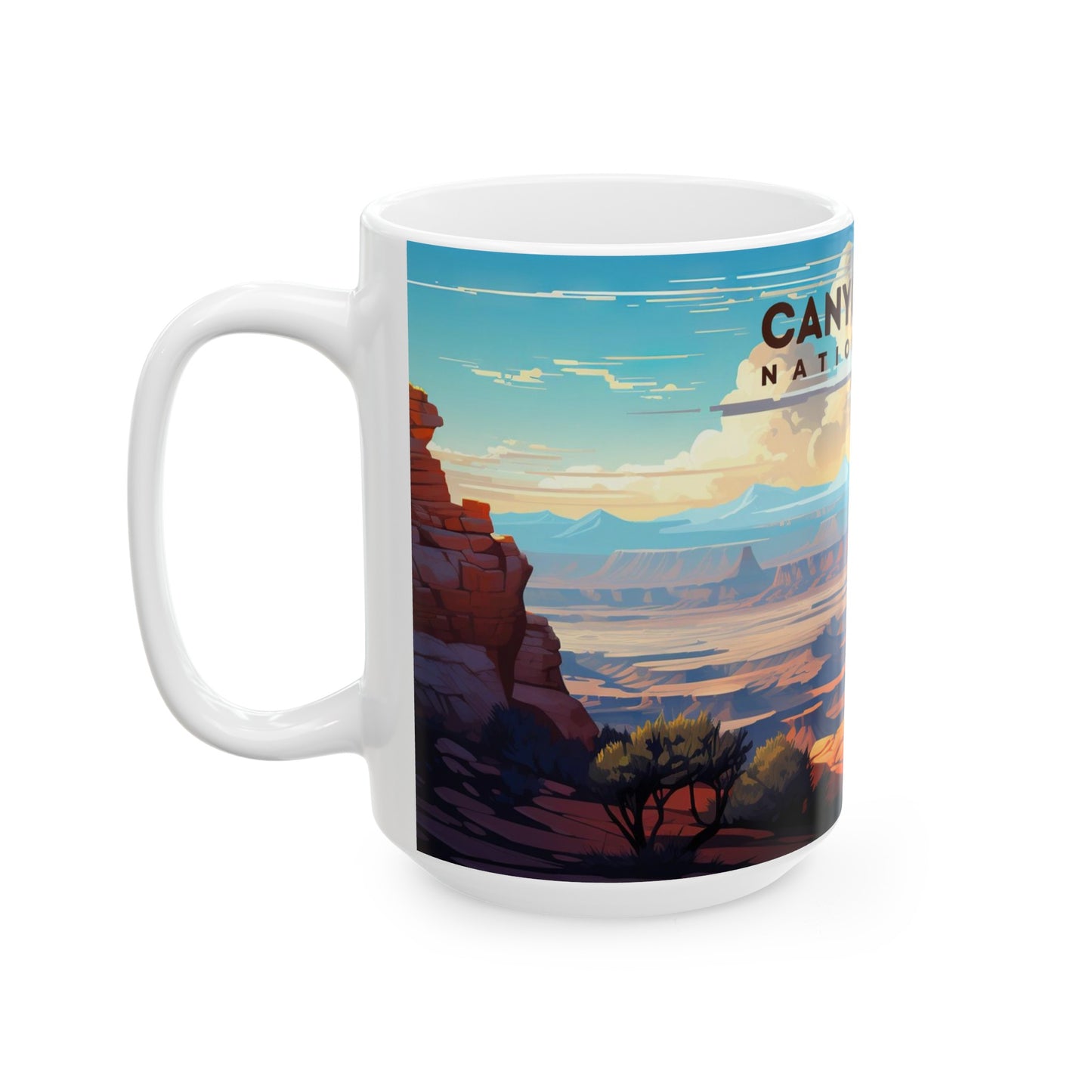 Canyonlands National Park Mug | White Ceramic Mug (11oz, 15oz)