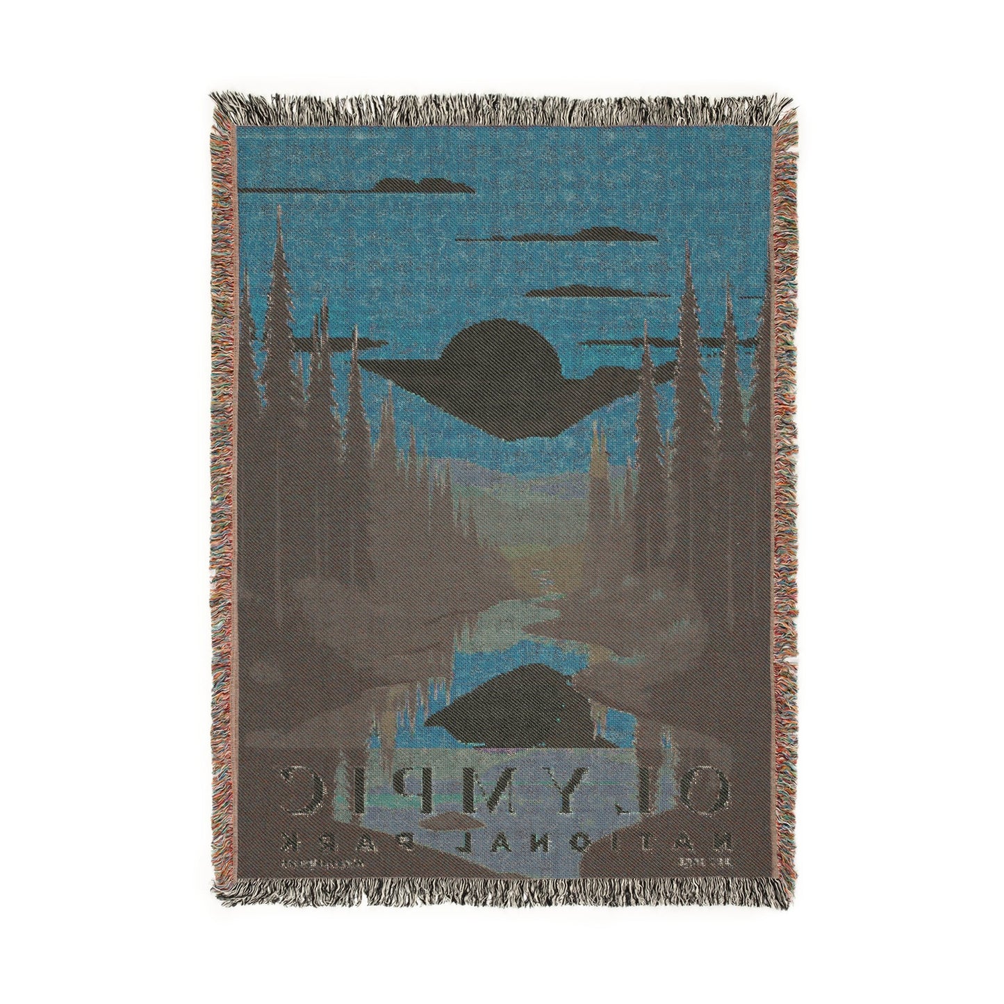 Olympic National Park Woven Blanket | S03
