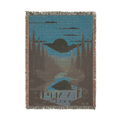 Olympic National Park Woven Blanket | S03