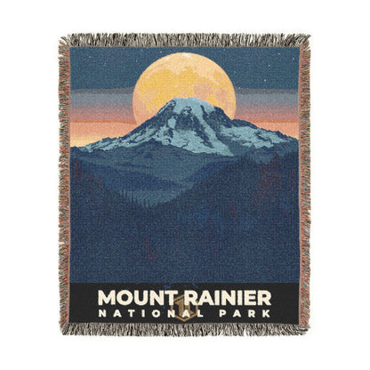 Mount Rainier National Park Woven Blanket | S20