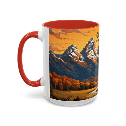 Grand Teton National Park Mug | Accent Coffee Mug (11, 15oz)