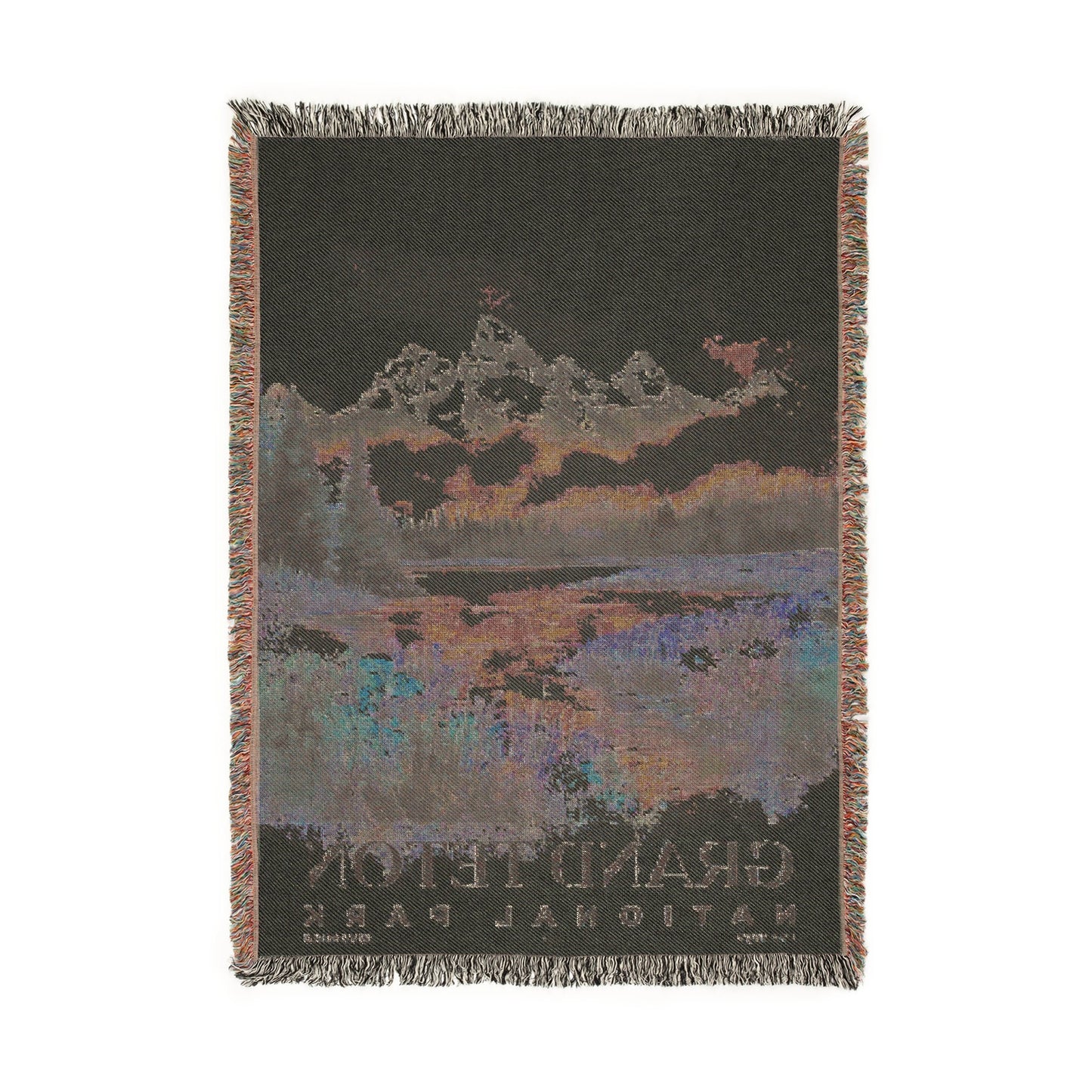 Grand Teton National Park Woven Blanket | S04